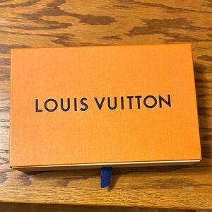Louis Vuitton Signature Orange Box with Blue Tab
